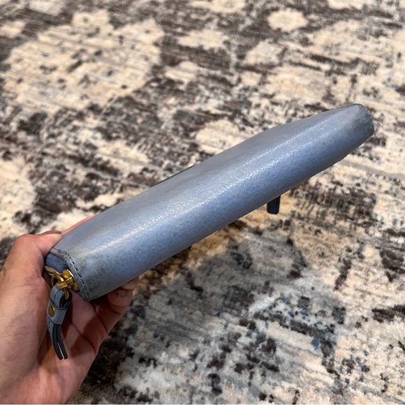 Fossil Emma / Evelyn Light Blue Leather Wallet - Picture 5 of 8